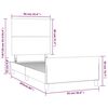 vidaXL Cadre de lit sans matelas vert fonc&eacute; 90x200 cm velours