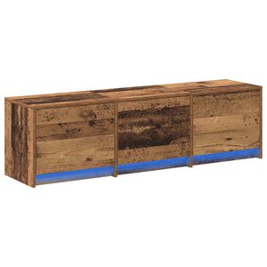 vidaXL Meuble TV Bois ancien Bois d'ing&eacute;nierie