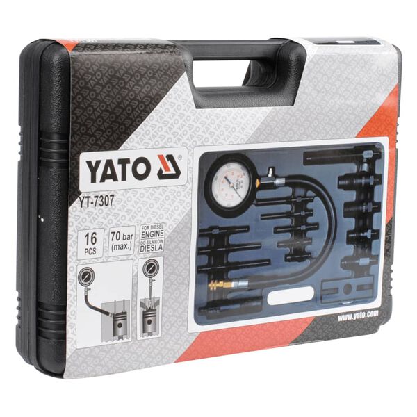 YATO Pressiom&egrave;tre de cylindre pour moteur diesel