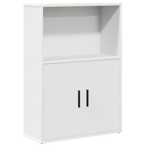 vidaXL Biblioth&egrave;que blanc 60x24x85 cm bois d'ing&eacute;nierie