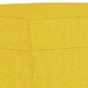 vidaXL Ensemble de canap&eacute;s 3 pcs jaune clair tissu