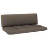 vidaXL Salon de jardin palette 4pcs avec coussins Bois de pin impr&eacute;gn&eacute;