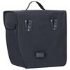 vidaXL Sac de v&eacute;lo simple pour porte-bagages &eacute;tanche 21 L Noir