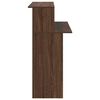 vidaXL Bureau de r&eacute;ception ch&ecirc;ne brun 100x50x103,5cm bois d'ing&eacute;nierie