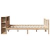 vidaXL Lit biblioth&egrave;que sans matelas 140x200 cm bois massif de pin