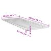 vidaXL Lattes de lit 80x200 cm bois de pin massif