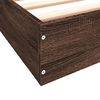 vidaXL Cadre de lit sans matelas ch&ecirc;ne marron 100x200 cm