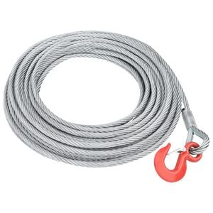 vidaXL C&acirc;ble m&eacute;tallique 1600 kg 20 m
