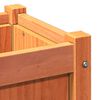 vidaXL Jardini&egrave;res 2 pcs cire marron bois de pin massif
