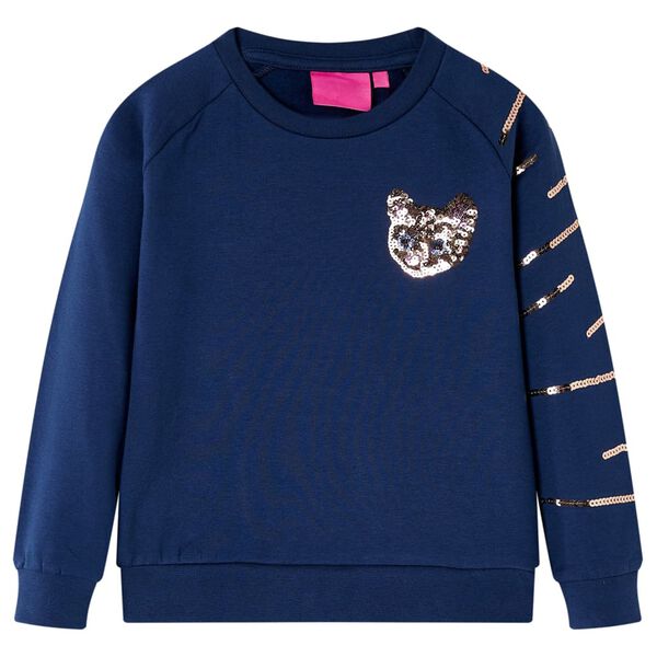 Sweatshirt pour enfants bleu marine 104