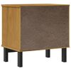 vidaXL Table de chevet FLAM 49x35x50 cm bois de pin massif