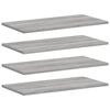 vidaXL &Eacute;tag&egrave;res murales 4 pcs sonoma gris 60x30x1,5 cm bois ing&eacute;nierie