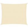 vidaXL Voile d'ombrage 160 g/m&sup2; Cr&egrave;me 2,5x3 m PEHD