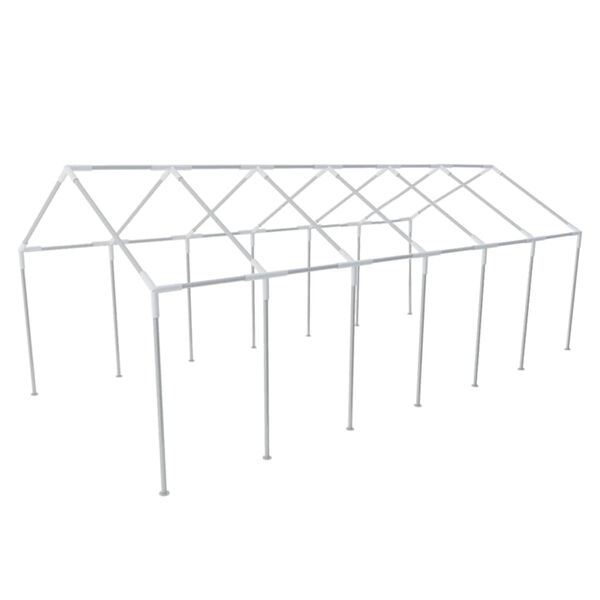 vidaXL Cadre en acier pour tente de r&eacute;ception de 12x6 m