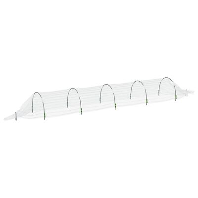 vidaXL Tunnels en filet 2 pcs 1,5x5 m fibre de verre et PP