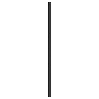 vidaXL Tête de lit métal noir 193 cm