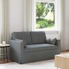 vidaXL Canap&eacute; Gris fonc&eacute;