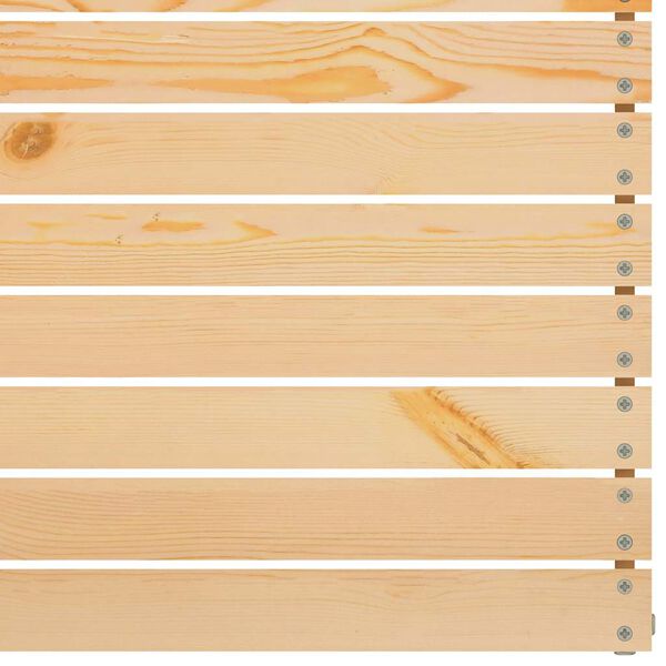 vidaXL Canap&eacute; d'angle de jardin Bois de pin massif