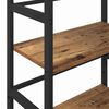 vidaXL &Eacute;tag&egrave;re Bois Ancien 60 x 29,5 x 115 cm Bois d'ing&eacute;nierie