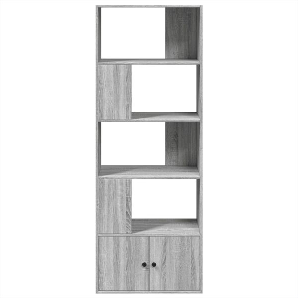 vidaXL Biblioth&egrave;que sonoma gris 70x36x189 cm bois d'ing&eacute;nierie