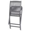 vidaXL Chaises pliables d'ext&eacute;rieur lot de 8 et coussins Bois d'acacia