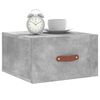 vidaXL Tables de chevet murales 2 pcs gris b&eacute;ton 35x35x20 cm
