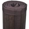 Tapis de bain Bambou 60x90 cm Marron fonc&eacute;