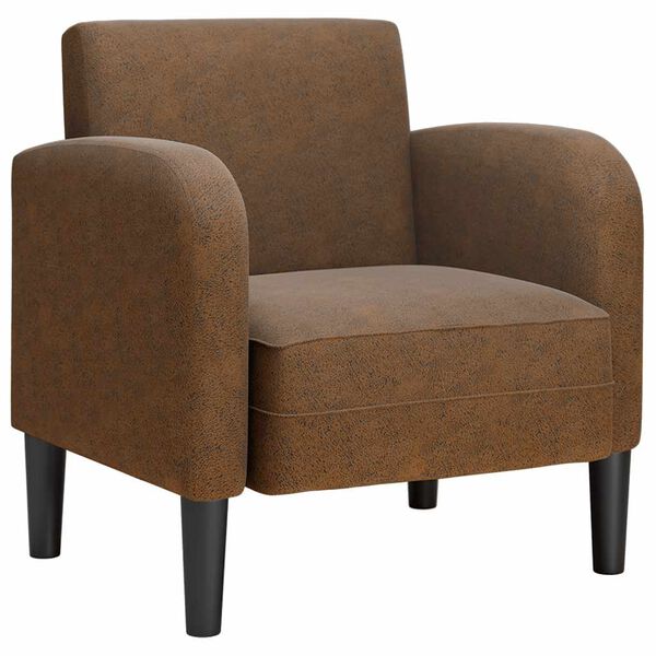 vidaXL Chaise de canapé avec accoudoirs marron 54 cm similicuir