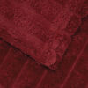 vidaXL Couvertures &agrave; jeter 6 pcs Rouge Bordeaux 200 x 150 cm Toison