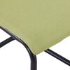 vidaXL Chaises à manger cantilever lot de 4 vert tissu