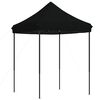 vidaXL Tente de r&eacute;ception pliable escamotable noir 200x200x306 cm