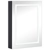 vidaXL Armoire de salle de bain &agrave; miroir LED 50x13x70 cm