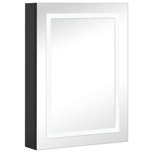 vidaXL Armoire de salle de bain &agrave; miroir LED 50x13x70 cm
