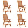 vidaXL Ensemble &agrave; manger de jardin 7 pcs Bois d'eucalyptus massif