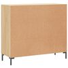 vidaXL Buffet ch&ecirc;ne sonoma 90x34x80 cm bois d'ing&eacute;nierie