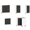vidaXL Ensemble d'armoires de cuisine 11 pcs Kalmar bois d'ing&eacute;nierie