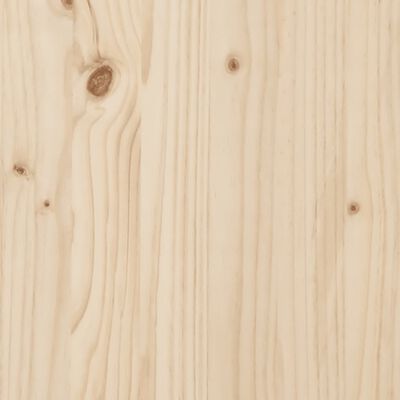 vidaXL Lit pour personne âgée 90x190 cm simple bois massif de pin