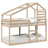 vidaXL Lit superpos&eacute; sans matelas 90x200 cm bois de pin massif
