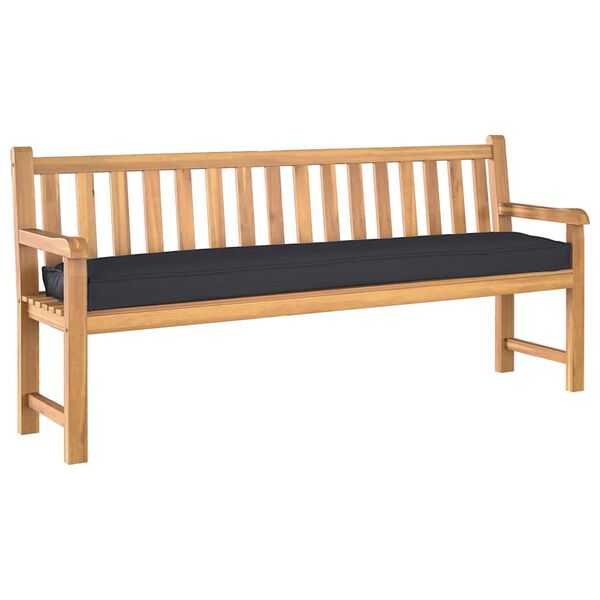 vidaXL Set de coussins de palette 2 pcs Noir 180 x 40 x 8 cm