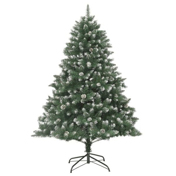 vidaXL Sapin de No&euml;l artificiel avec support 240 cm PVC