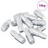 vidaXL Panneau de rayon 7200 pcs Argent&eacute; 7 x 16 mm Fer