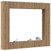 vidaXL Ensemble de meuble TV mural 8 pcs ch&ecirc;ne artisanal