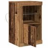 vidaXL Buffet LED 2 pcs Bois ancien 41 x 37 x 67 cm Bois d'ing&eacute;nierie