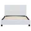 vidaXL Cadre de lit Blanc Similicuir 100 x 200 cm