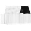 vidaXL Cage pour lapins Argent&eacute; 300 x 100 x 210 cm Acier galvanis&eacute;