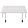 vidaXL Cadre de lit pliable sans matelas blanc 80x200 cm acier