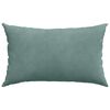 vidaXL Coussins de canap&eacute; 2 pcs Vert Mer 50 x 30 cm