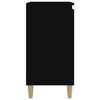 vidaXL Tables de chevet 2 pcs noir 40x35x70 cm bois d'ing&eacute;nierie