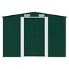 vidaXL Abri de stockage pour jardin Métal Vert 257 x 205 x 178 cm