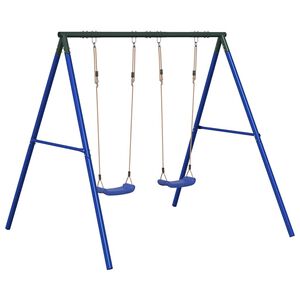 vidaXL Ensemble de balan&ccedil;oire d'ext&eacute;rieur avec 2 balan&ccedil;oires